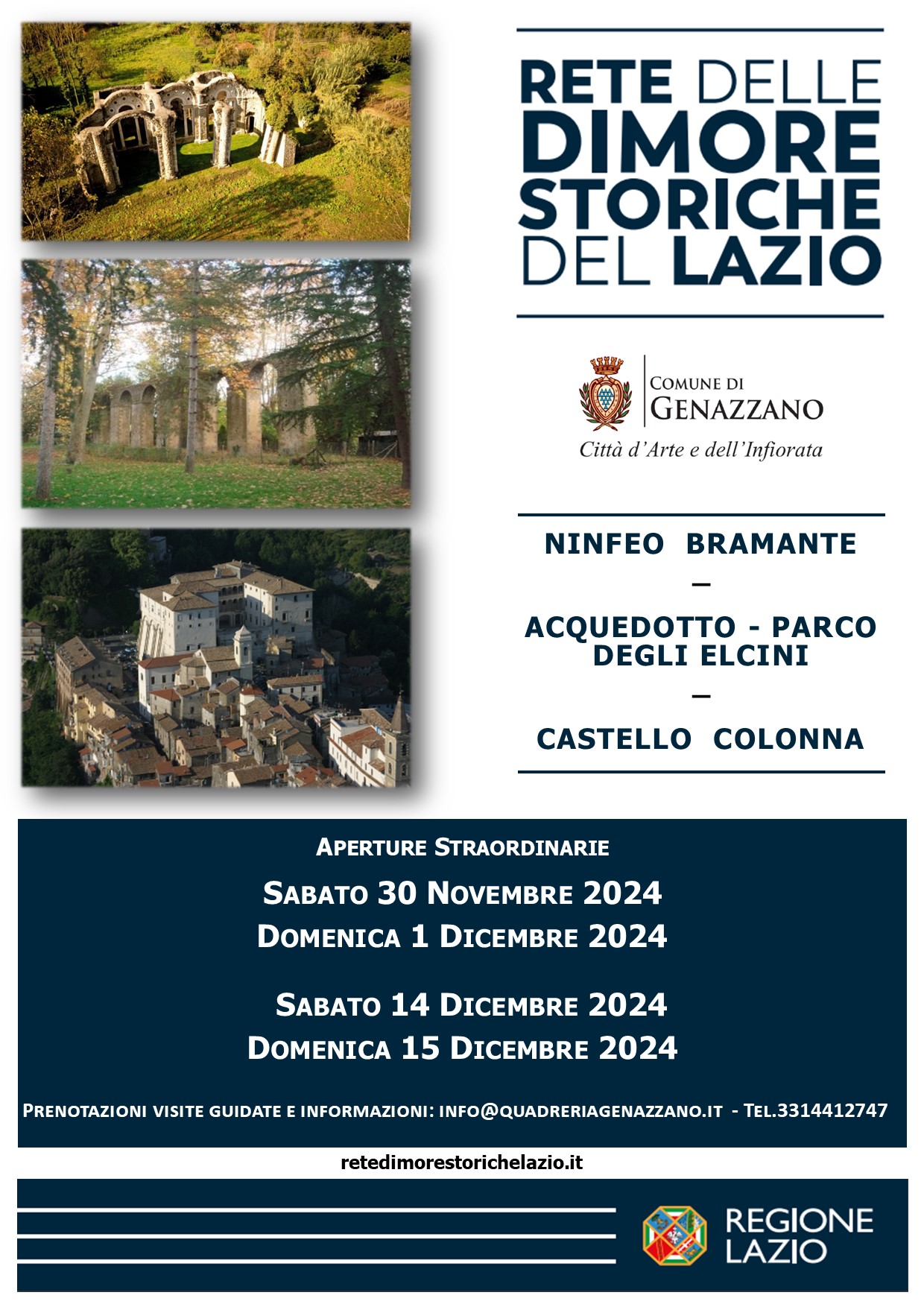 Apertura Straordinaria delle dimore storiche del Lazio - Genazzano